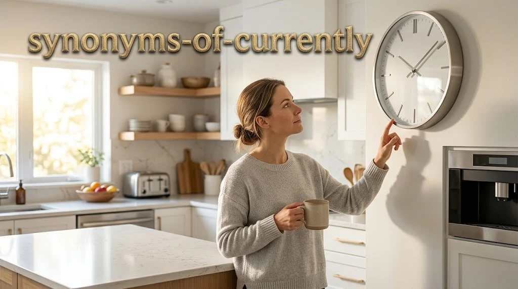 Synonyms Of Currently