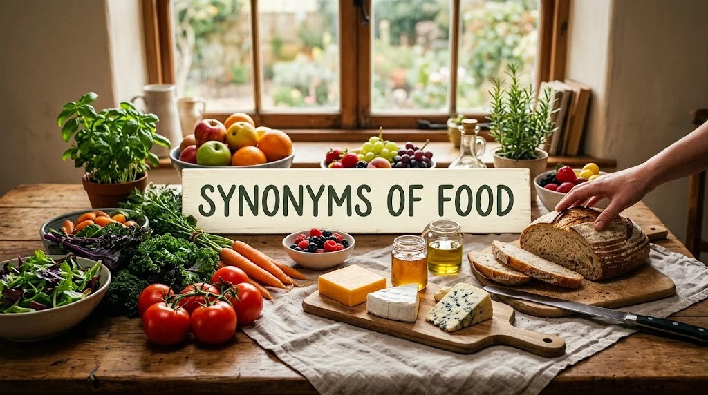 Synonyms Of Food