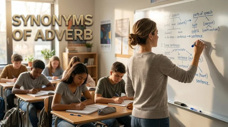 Synonyms Of Adverb