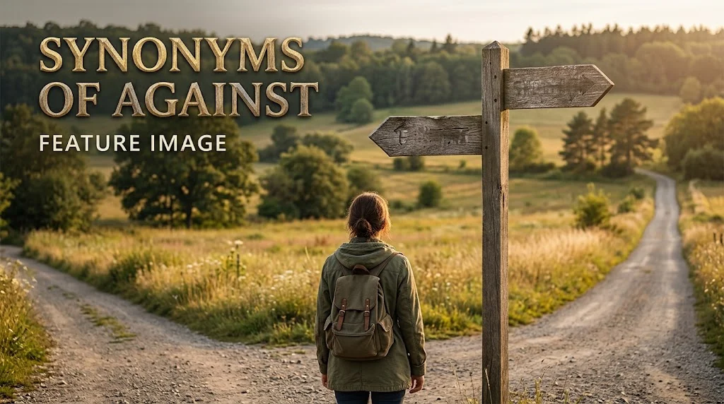 Synonyms Of Against