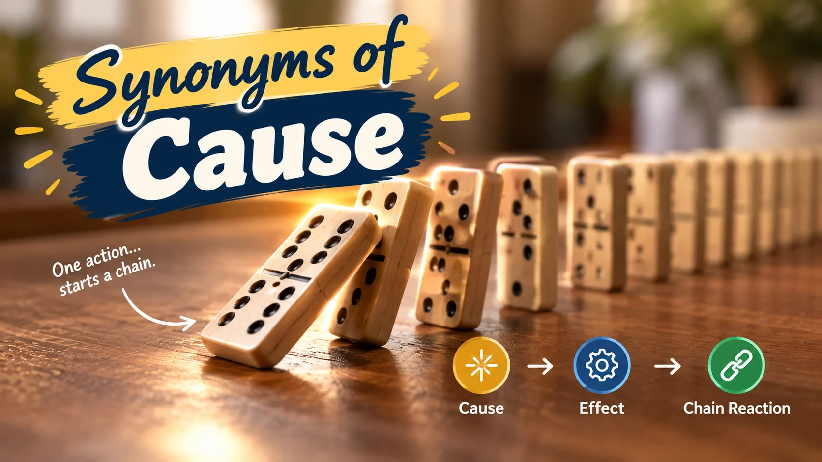 Synonyms Of Cause