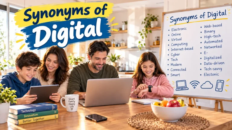 Synonyms Of Digital