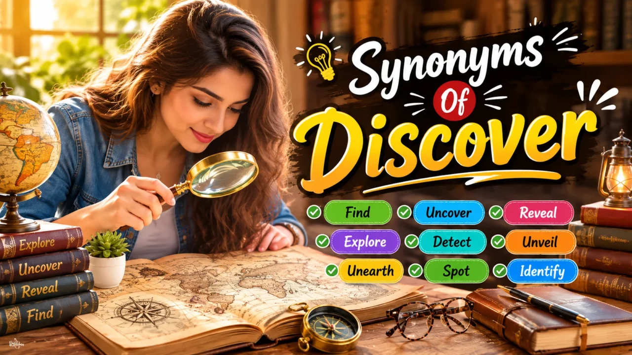 synonyms of discover