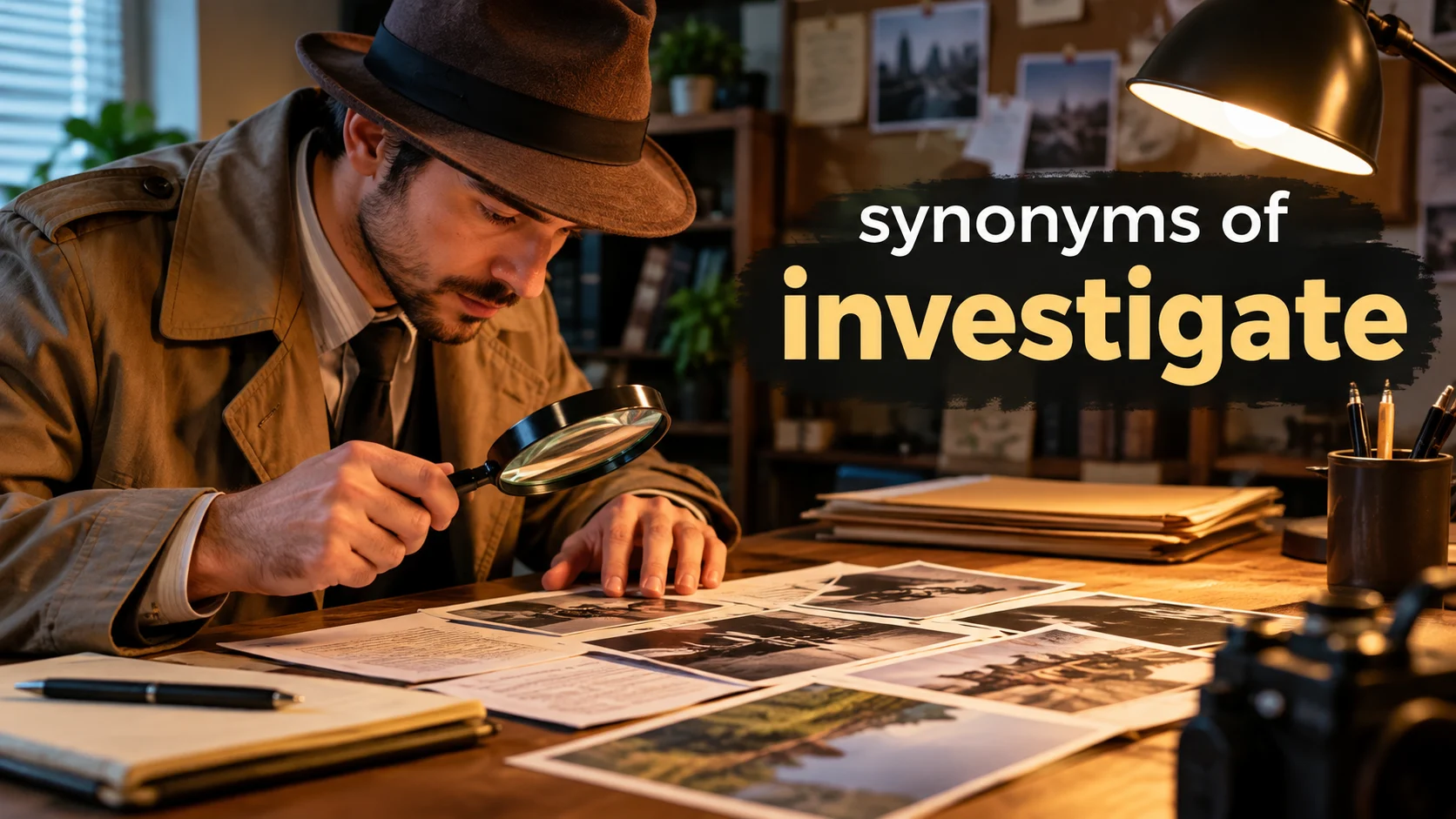 Synonyms Of Investigate