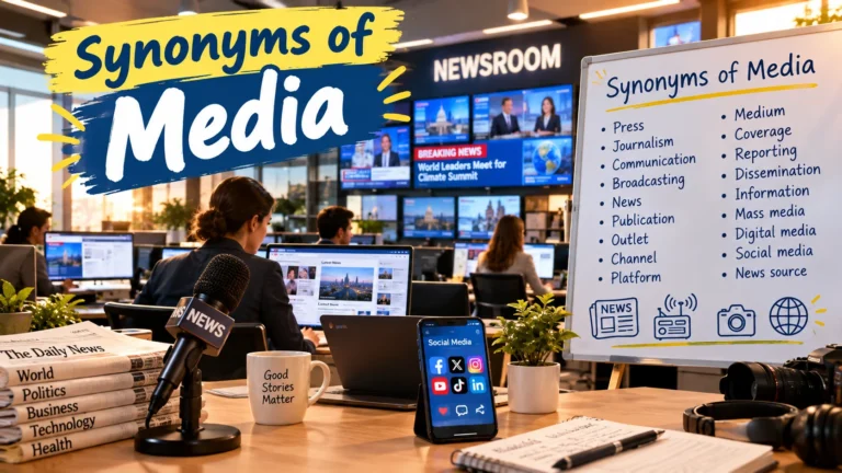Synonyms Of Media