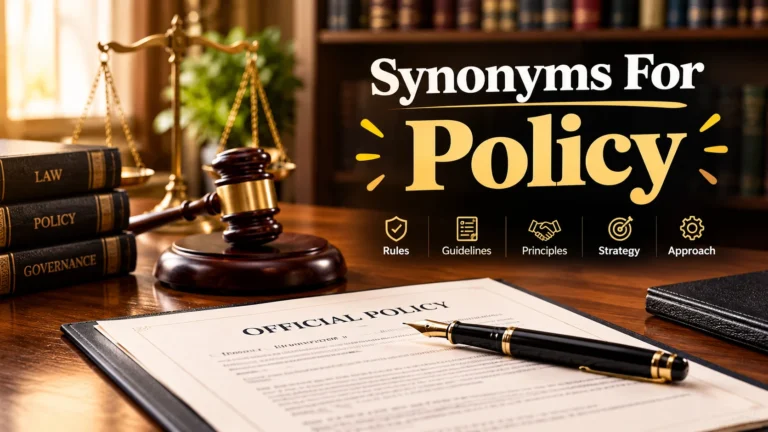 Synonyms Of Policy