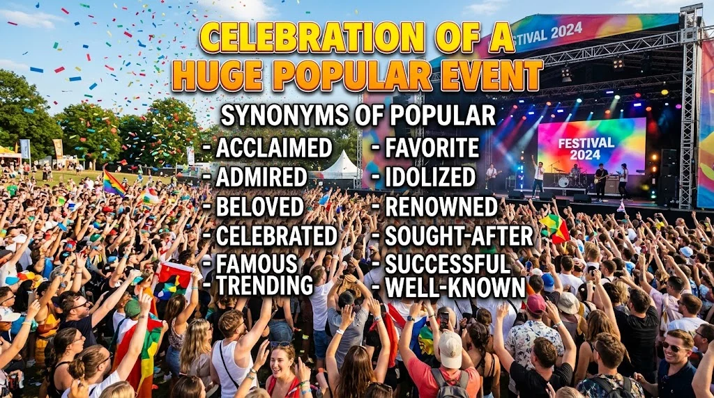 Synonyms Of Popular