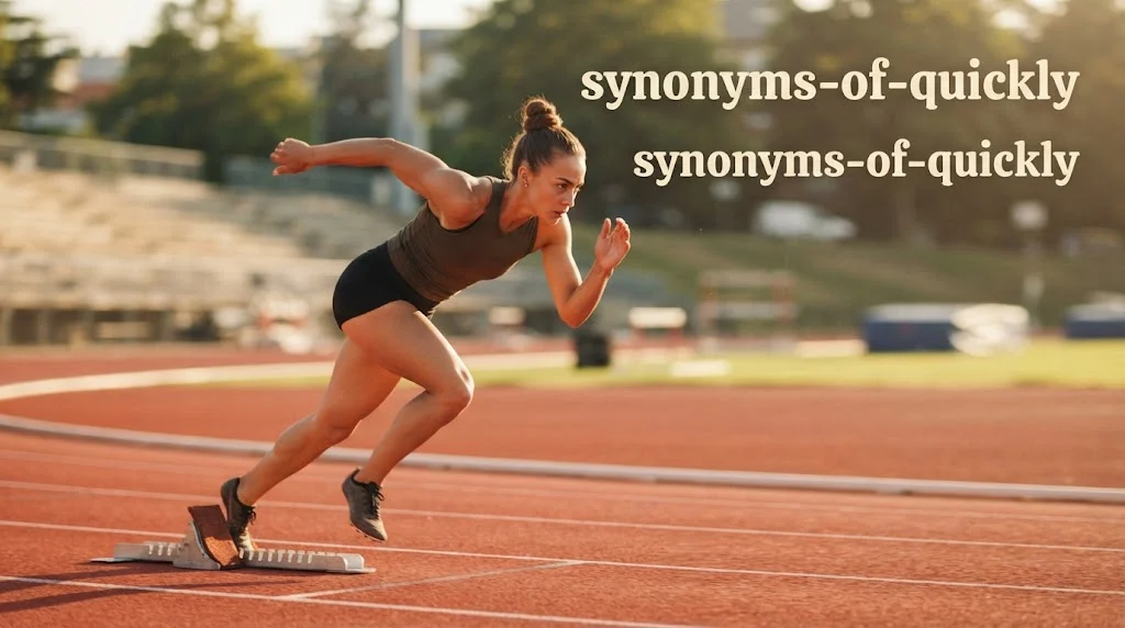 Synonyms Of Quickly