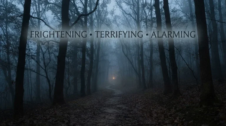 Synonyms Of Scary