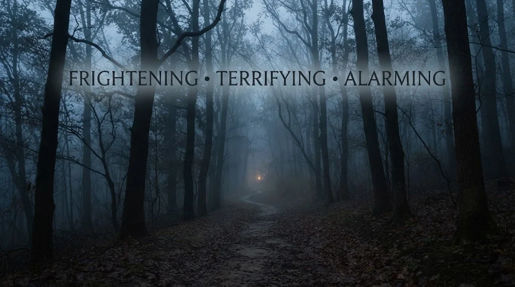 Synonyms Of Scary