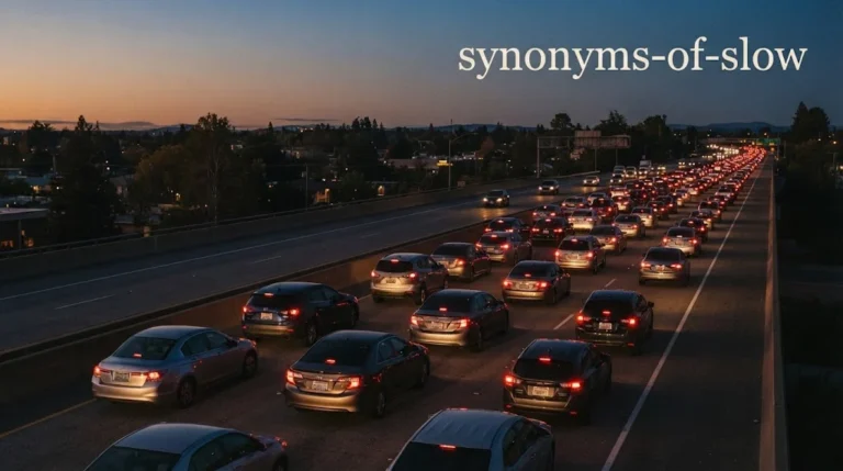Synonyms Of Slow