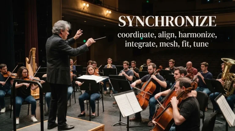Synonyms Of Synchronize