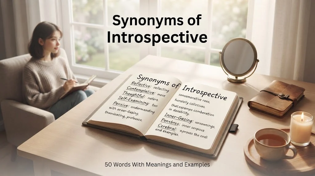 synonyms of introspective